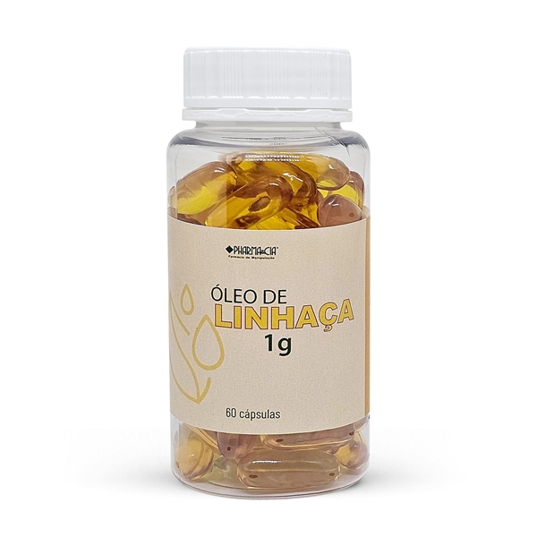 Óleo de Linhaça 1g 60 Cápsulas
