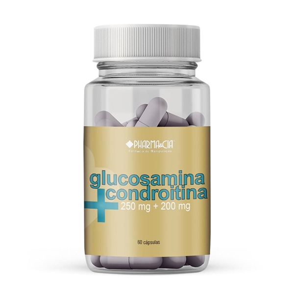 Glucosamina + Condroitina (250mg + 200mg) 60 Cápsulas