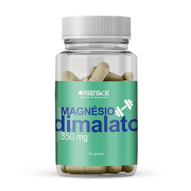 Magnésio Dimalato 350mg 60 Cápsulas