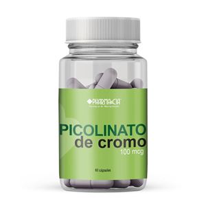 Picolinato de Cromo 100mcg 60 Cápsulas